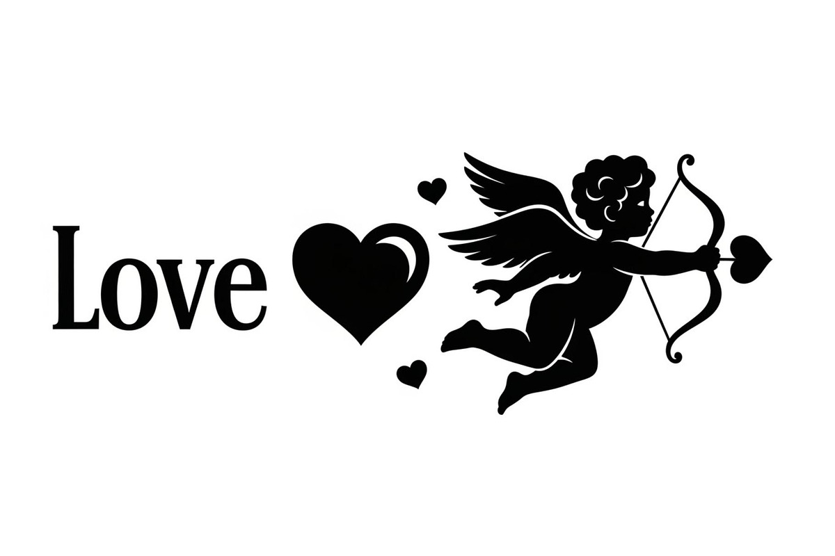 Cupid Angel Valentine Vector Bundle, an Illustration by jahid234 (Photo 25 of 47)