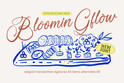 Bloomin Gflow Elegant Handwritten, a Script Font by AmorfaType (Thumbnail 1 of 10)