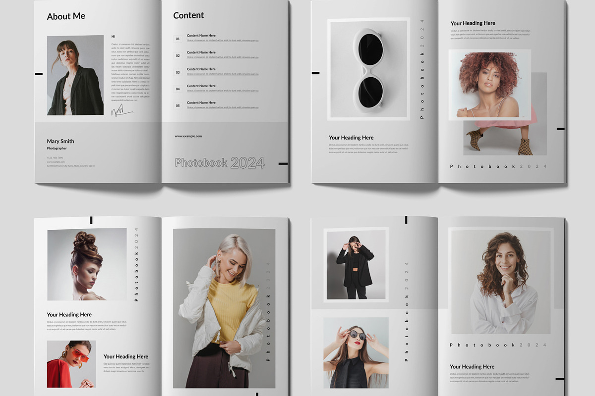Clean Photobook Template, a Magazine Template by ContestDesign (Photo 2 of 3)