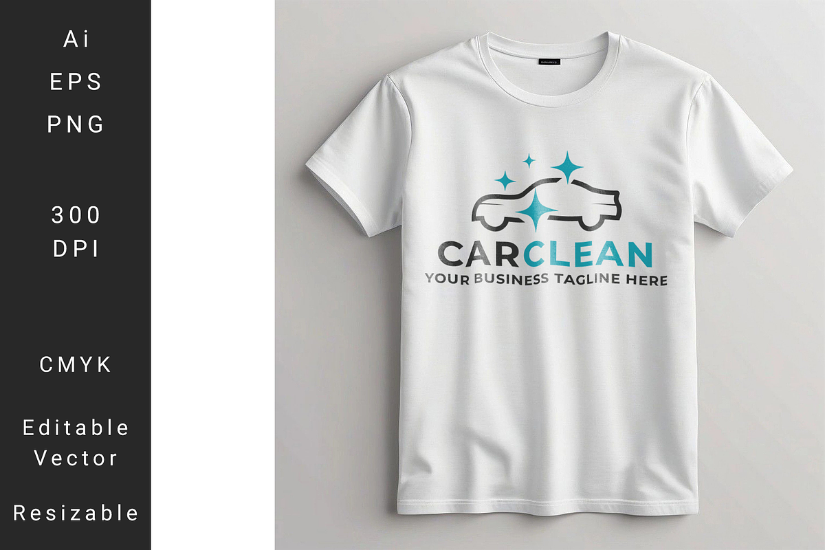 Car Clean/Wash/Service logo, a Branding & Logo Template by kamalrawat_gd (Photo 2 of 8)