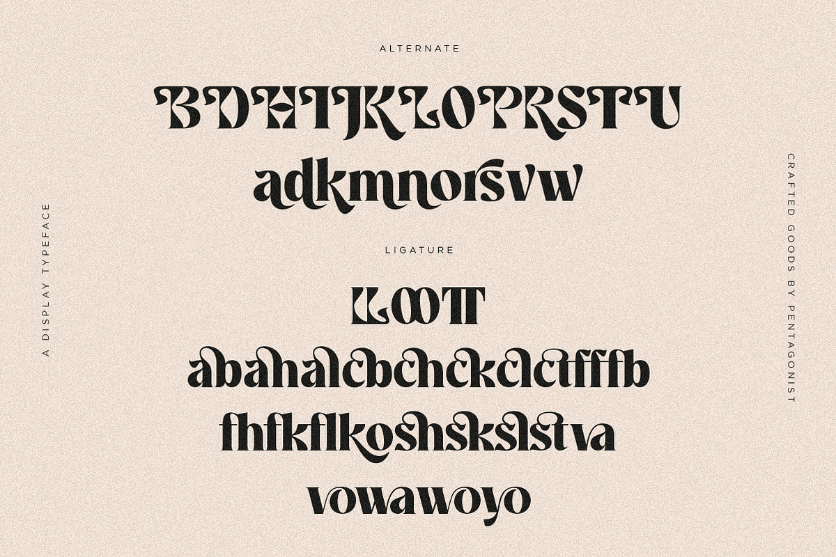 Klore | Vintage Display, a Serif Font by Pentagonistudio (Photo 13 of 13)