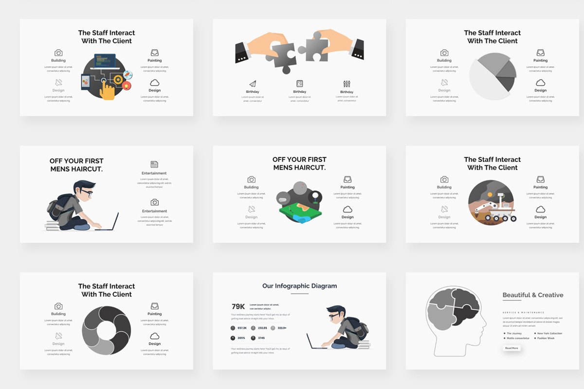 Project Status Powerpoint Bundle, a Presentation Template by One Percent Studio (Photo 4 of 34)
