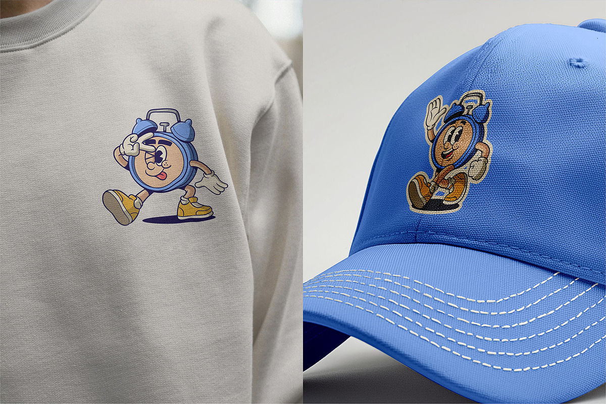 Retro Weker Characters, an Object Illustration by Graptail (Photo 8 of 9)