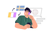 Students learning set. Education, an Education Illustration by PaperTrident (Thumbnail 10 of 17)