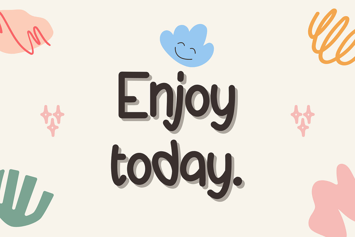 Sunday| Handwritten font, a Handwritten Font by Sirinart (Photo 4 of 5)