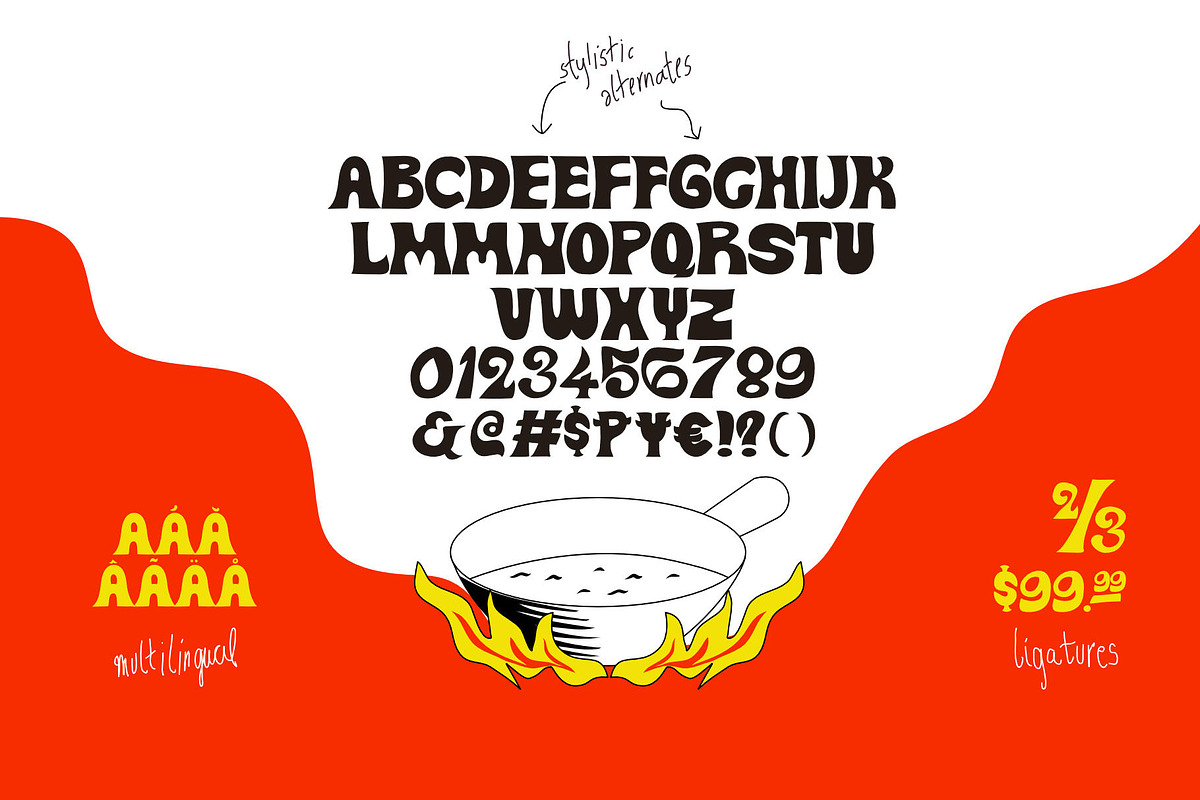 Frito, a Font by Hello Wala Type Foundry (Photo 5 of 5)