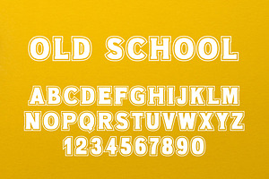 Old School 80s Font