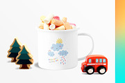 Enamel Mugs 9x Mock-ups, a Print Template by Mocca Mockups Store (Thumbnail 1 of 7)