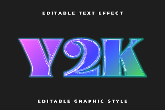 Futuristic Gradient Text Effect preview 4