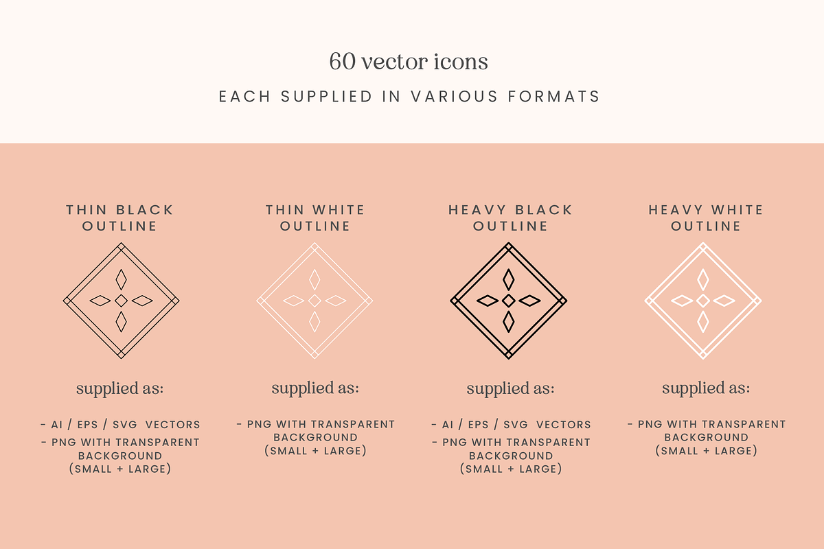 Vector Logo Icons, an Object Graphic by Emma Webb Studio (Photo 3 of 6)