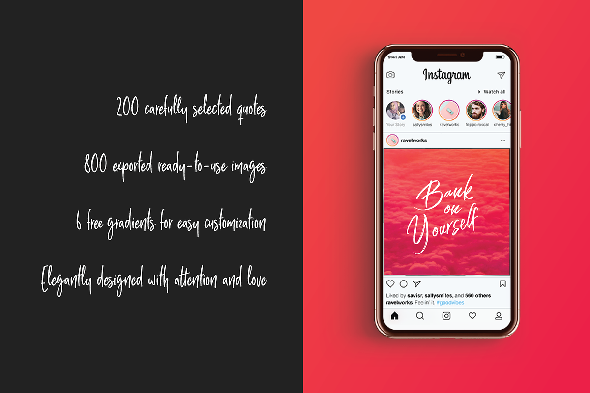 200 Aspirational Entrepreneur Quotes, a Social Media Template by Delightful Design (Photo 6 of 9)