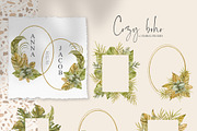 SALE! Watercolor COZY BOHO set, an Illustration by Tiana Geo (Thumbnail 3 of 8)