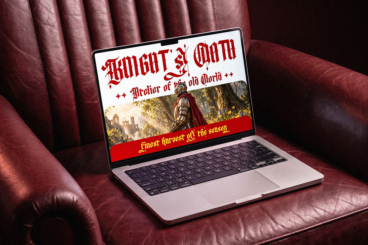 Rhavens, a Blackletter Font by Rahagita Studio (Photo 13 of 14)
