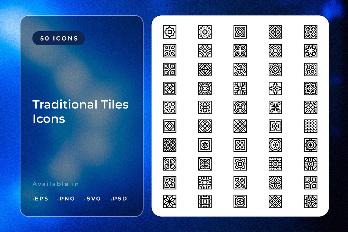 Traditional Tiles Icons, an Icon by Wencory