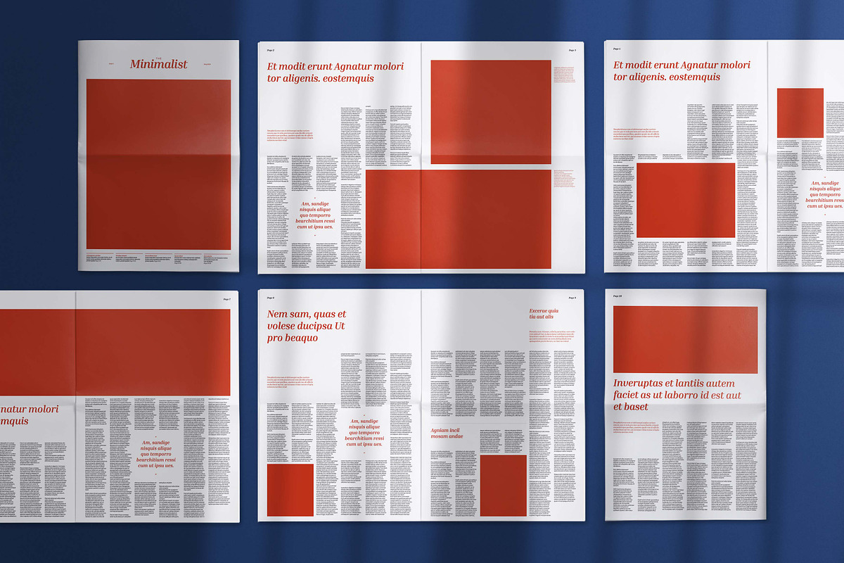 Broadsheet Newspaper Mockup, a Print Template by Dead Pixel Mockups (Photo 1 of 11)
