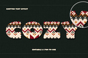 Sweater Knitted Text Effect, a Layer Style Add-On by studiogstock (Thumbnail 1 of 2)