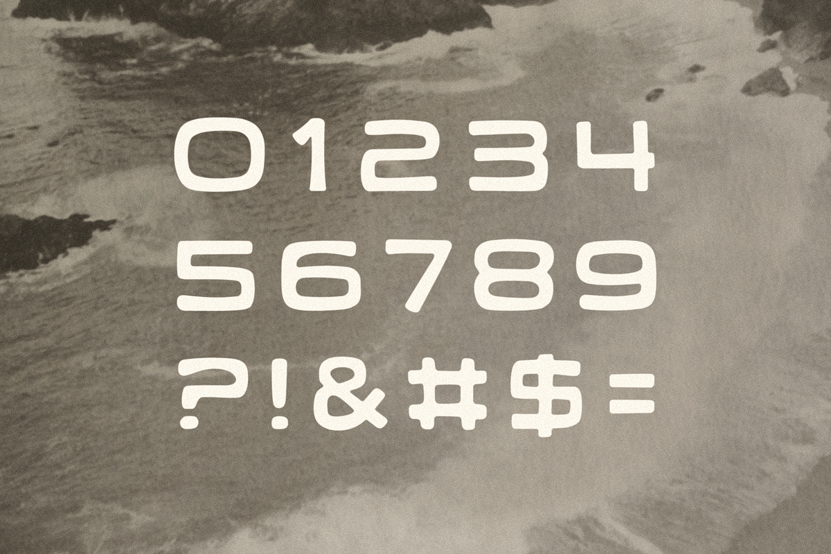 North Shore + Mavericks, a Slab Serif Font by Bruised Goods (Photo 8 of 11)