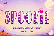 Spookie - Halloween Font, a Symbol Font by AnningArts (Thumbnail 1 of 7)