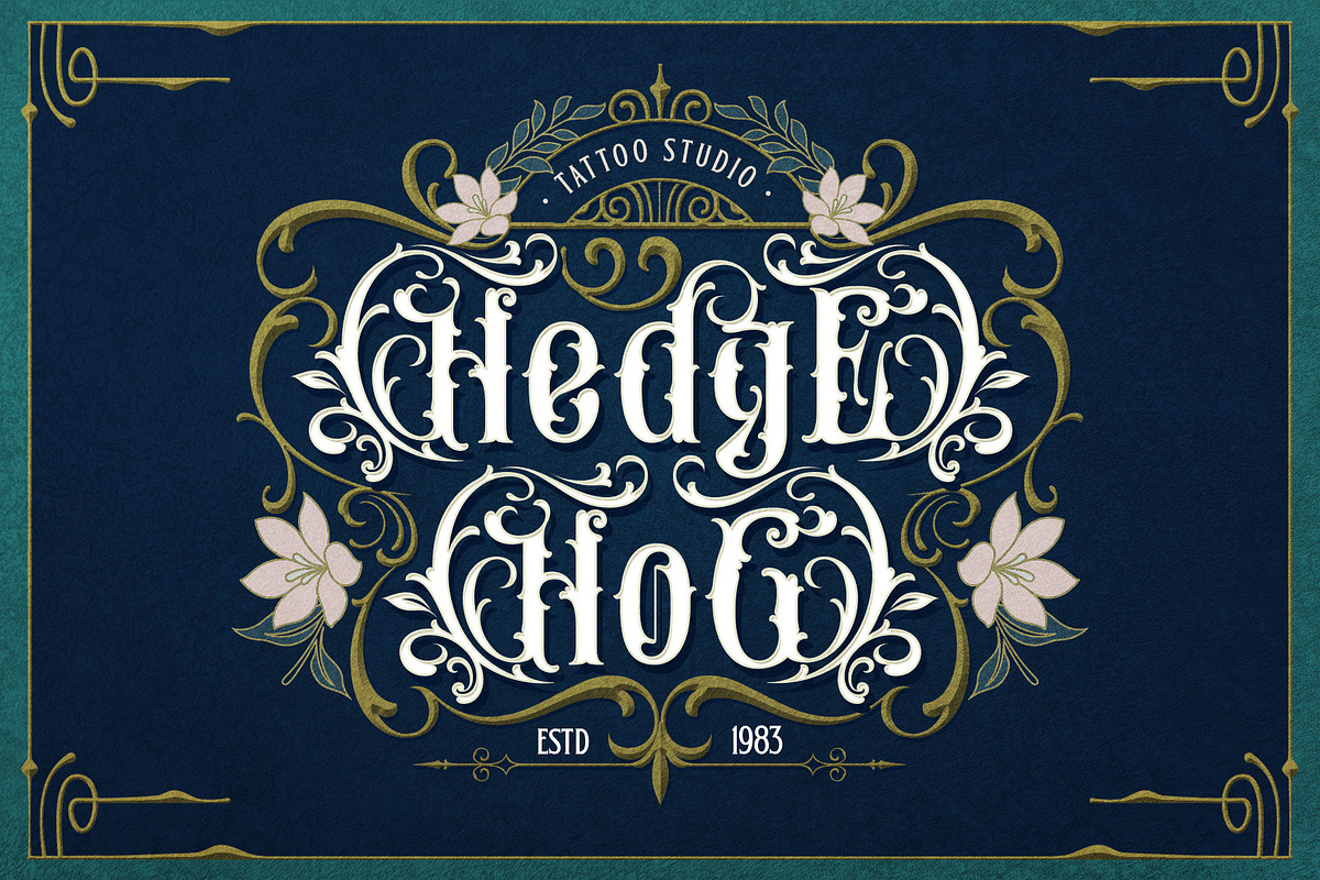 Brick Stone Victorian Typeface, a Blackletter Font by alit design (Photo 3 of 23)