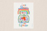 Total Mess - A Quirky Doodle Font, a Handwritten Font by AndrewPixelType (Thumbnail 4 of 12)