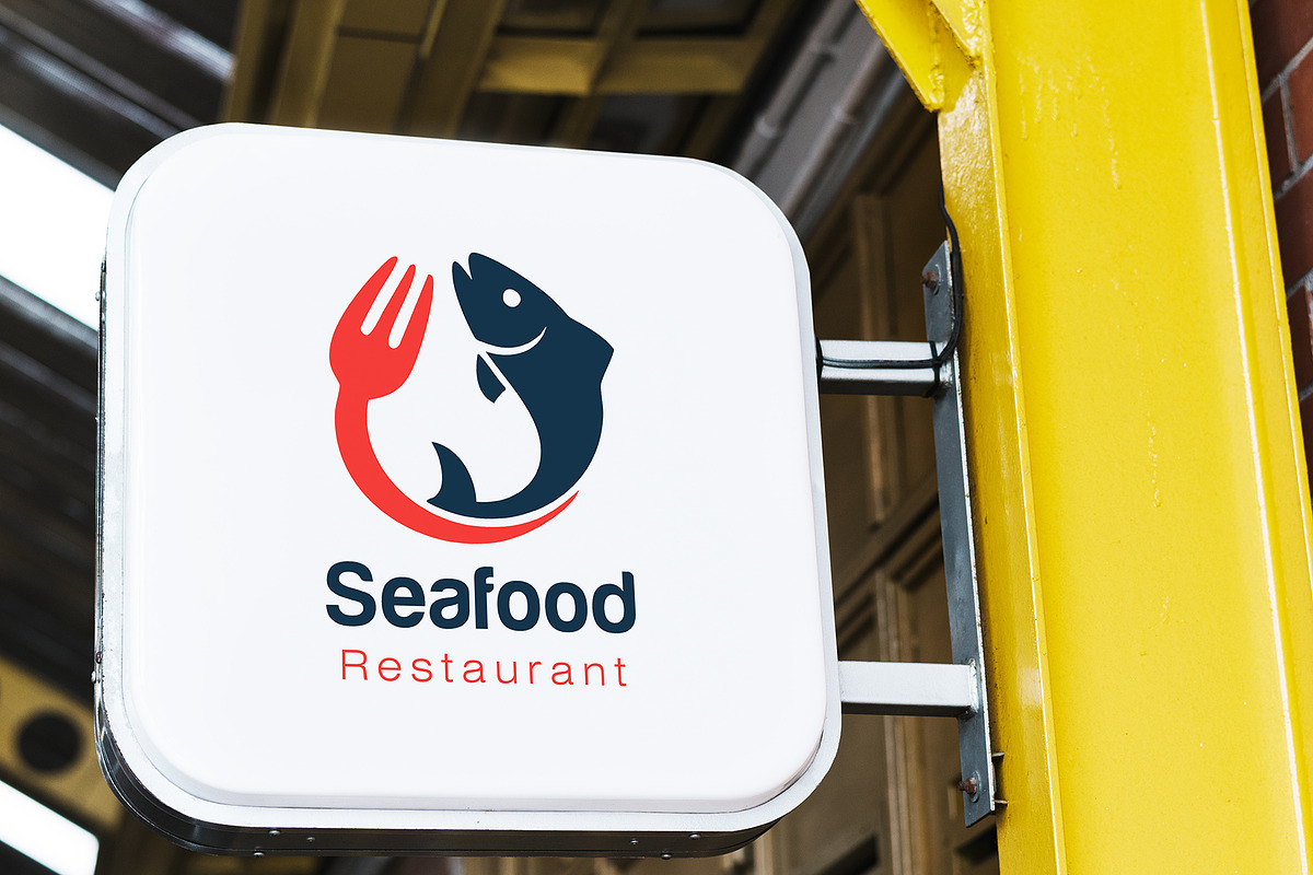 Fish & Seafood Restaurant Logo preview 6