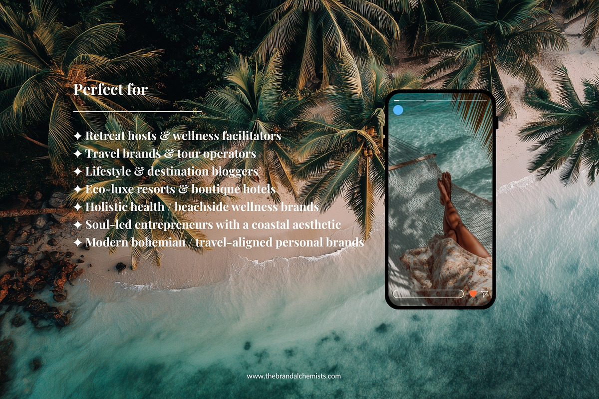 Island Luxe Brand Kit + Stock Images, a Branding & Logo Template by The Brand Alchemists (Photo 9 of 10)