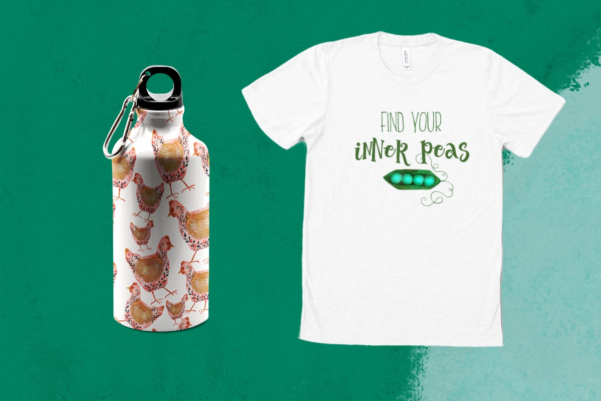 Hand Drawn Farmers Market, an Illustration by Bridgett Stahlman Design (Photo 6 of 6)