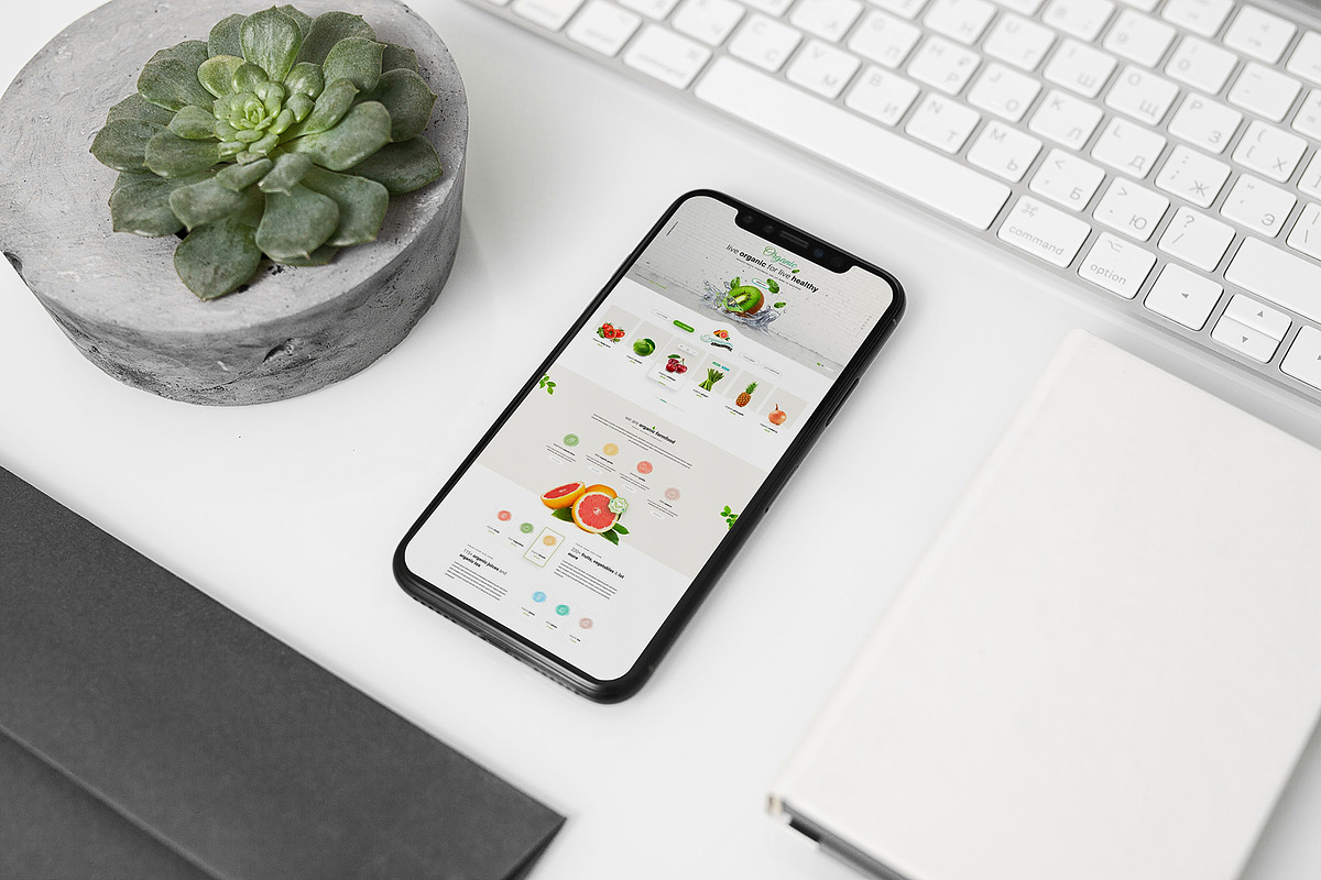 iPhone X Mock-Up's, an iPhone Mockup by Dikarte.Store (Photo 8 of 14)