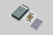 Playing Card Mockup, a Product Mockup by graphictime (Thumbnail 2 of 6)