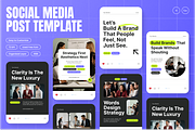 Editorial Business Instagram Post, a Social Media Template by Annora Studio (Thumbnail 1 of 6)