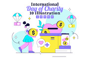10 International Day of Charity, a Person Illustration by denayunebgt (Thumbnail 1 of 4)
