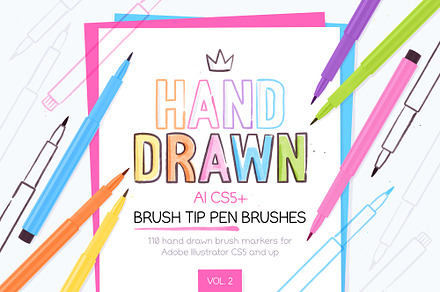 Brush Tip Marker Brushes Vol. 2, a Brush Add-On by Side Project