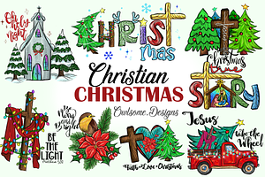 Christian Christmas Bundle Design