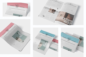 Professional Newspaper Ad PSD Mockup