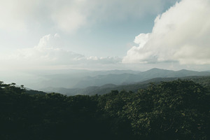 Dark Mountain Landscape
