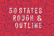 USA 50 States Map Shapes, an Object Graphic by Nocturnal Workspace (Thumbnail 4 of 8)
