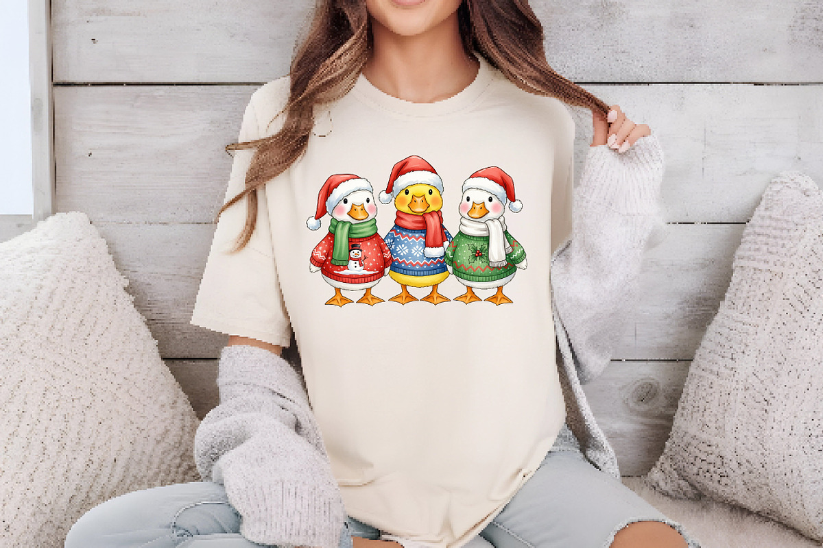 Christmas Ducks PNG, an Illustration by Dream Creation (Photo 4 of 5)