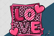 Valentine's Day Love leopard frame, an Illustration by Creative Art (Thumbnail 6 of 6)