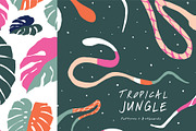 Tropic Jungle | Patterns and More, a Pattern Graphic by The Collective Studio (Thumbnail 1 of 9)