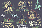 Christmas Lettering SET, a Decorative Illustration by ARSCOR (Thumbnail 2 of 6)