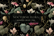 DARK COTTAGECORE Seamless Pattern, a Pattern Graphic by AYAKA Studio Co. (Thumbnail 1 of 9)