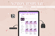 Life Planner Notion Template, a Templates & Theme by bellaROSEworkshop (Thumbnail 7 of 10)