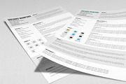 Clean Cut CV, a Resume Template by Valeur Design (Thumbnail 2 of 4)