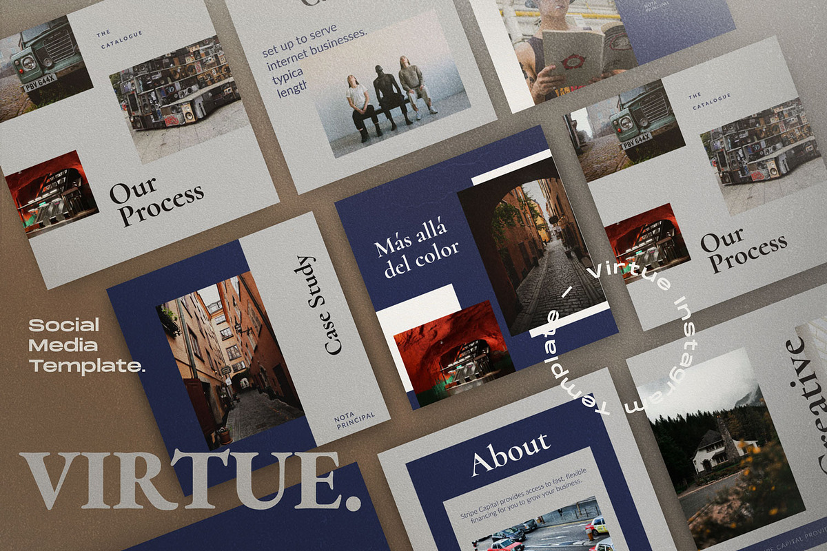 Virtue - Instagram + Stories, a Social Media Template by Dirtytemp Studio (Photo 5 of 6)