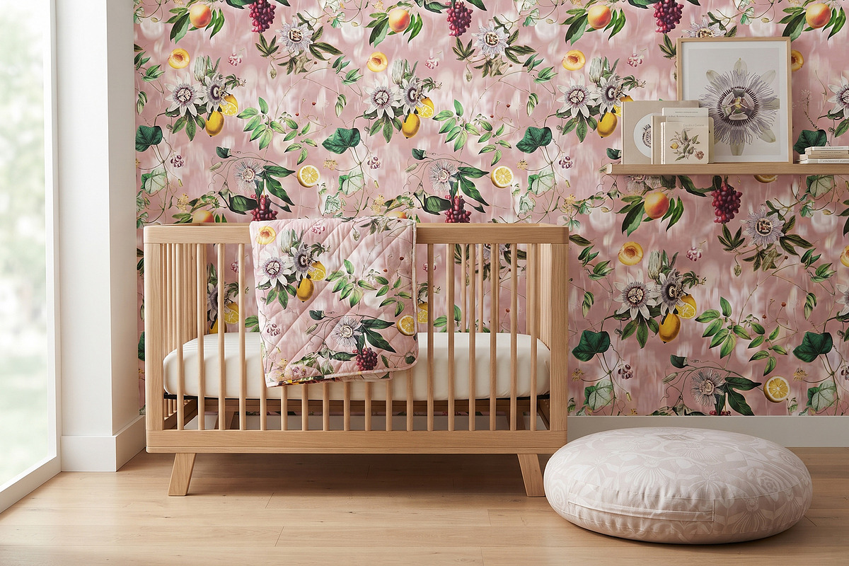 Seamless Fruit & Floral Pattern, a Pattern Graphic by texvogue (Photo 5 of 12)