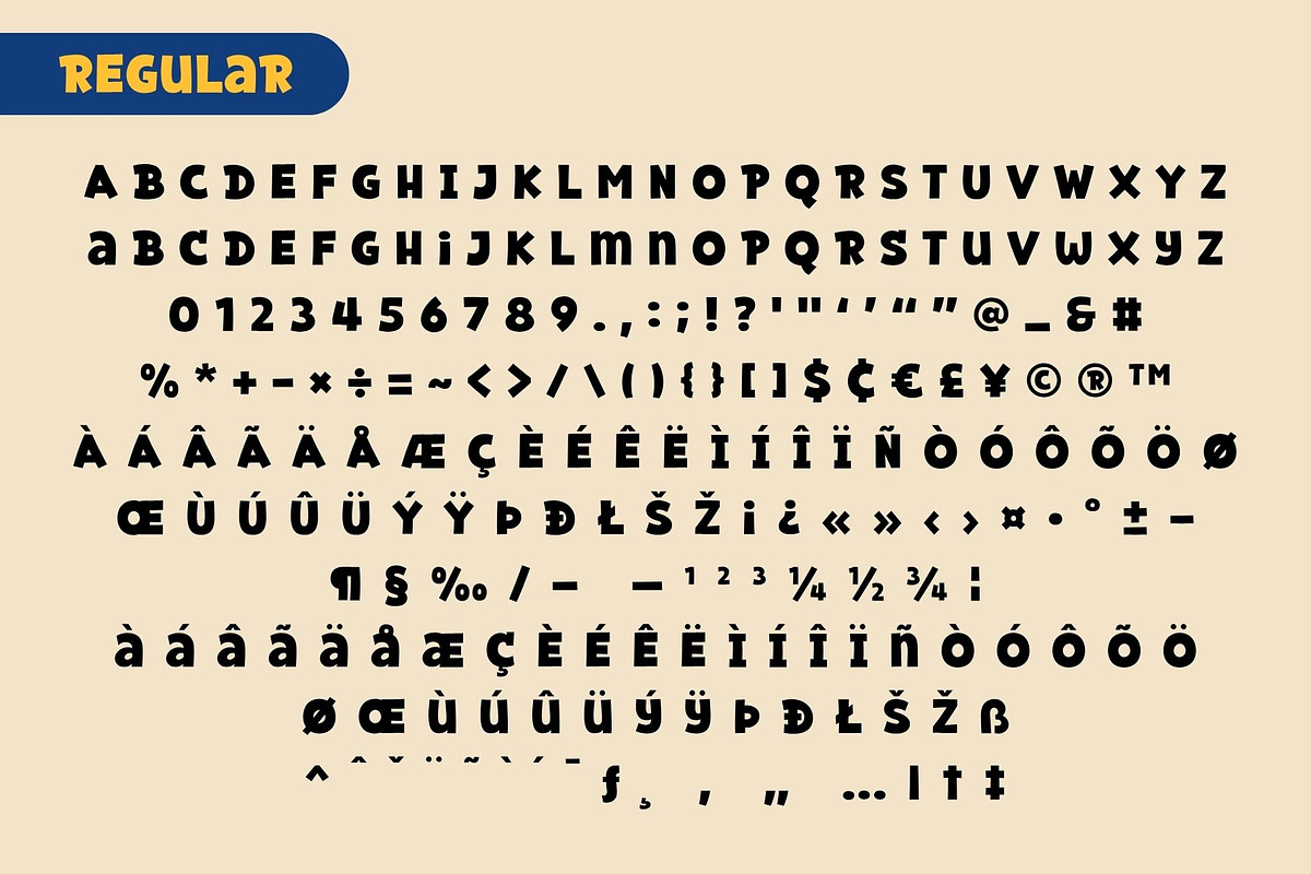 Fox Dinky : 4 Font Styles, a Symbol Font by Fox7 By Rattana (Photo 9 of 14)