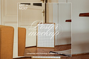 Gold Din A Art frame interior mockup, a Merchandise Mockup by MCKP*ME (Thumbnail 2 of 3)