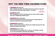 Coloring PNGs Bundle with PLR & MRR, an Animal Illustration by Your DigiProds (Thumbnail 6 of 6)