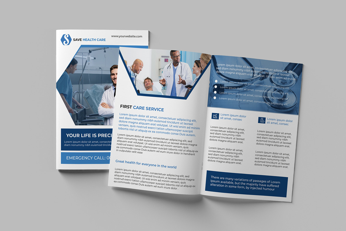 16 Page Healthcare Brochure Template, a Brochure Template by ferdousi0791 (Photo 6 of 8)
