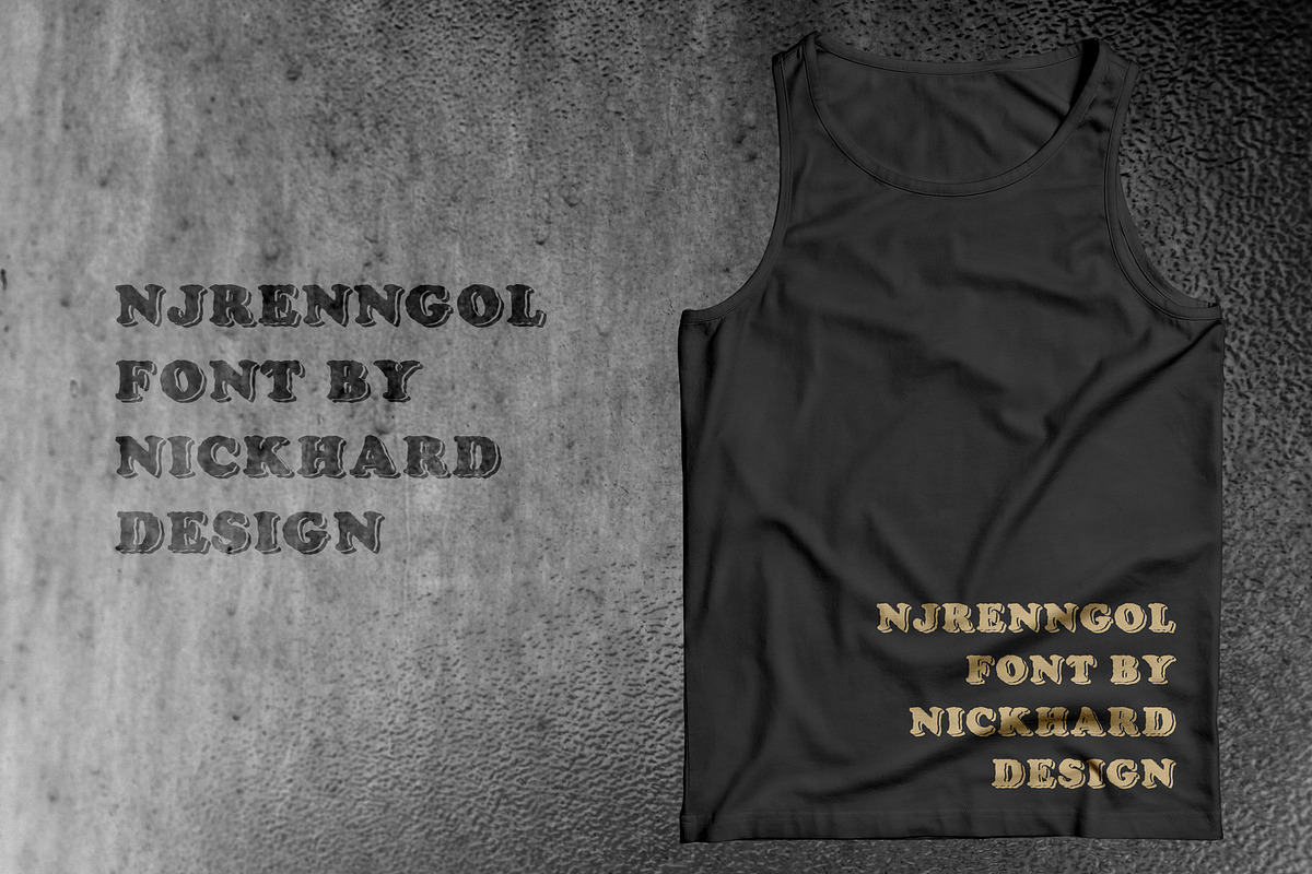 Njrenggol, a Serif Font by Nickhard (Photo 4 of 7)